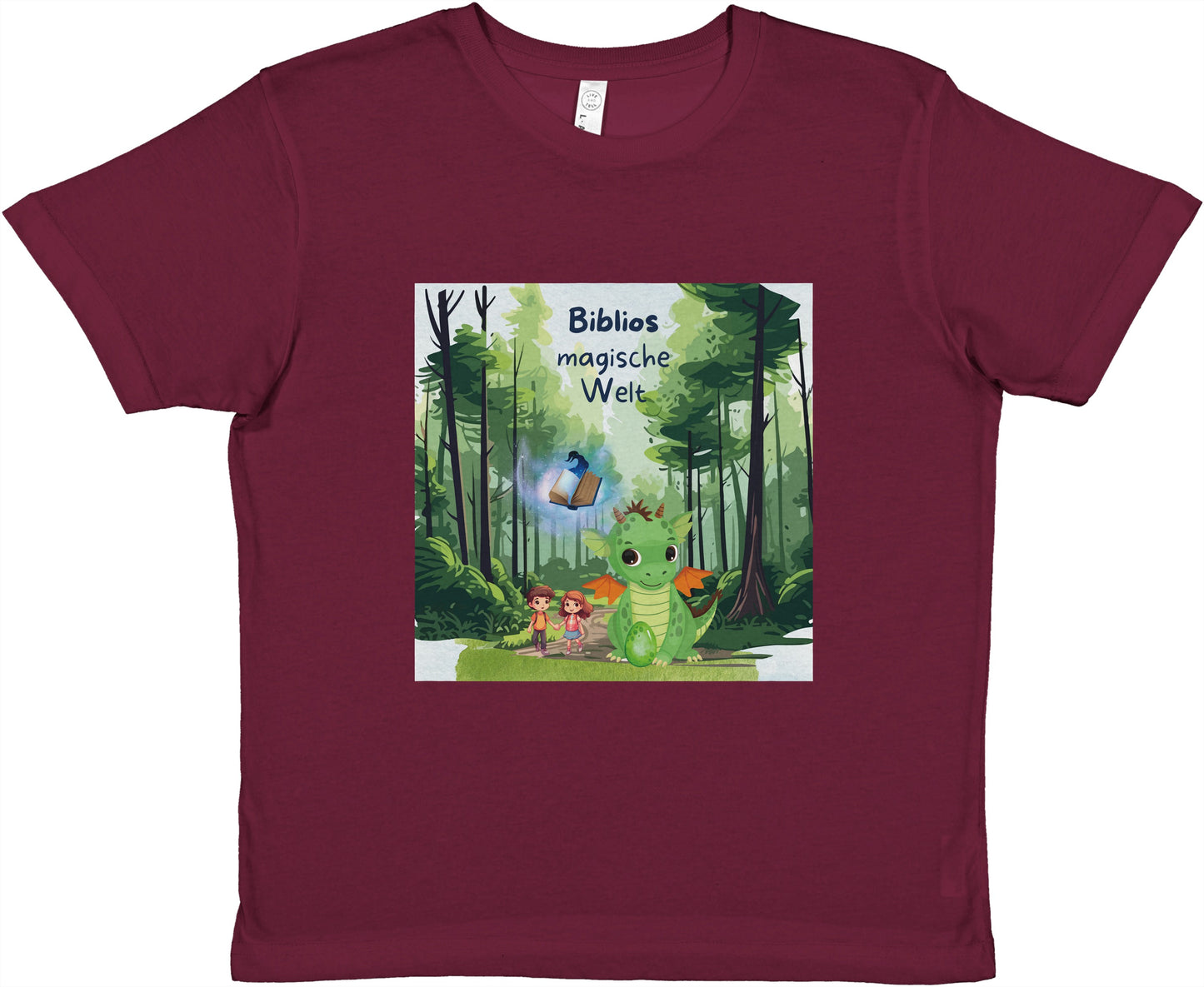 Premium Kinder-T-Shirt mit Rundhalsausschnitt