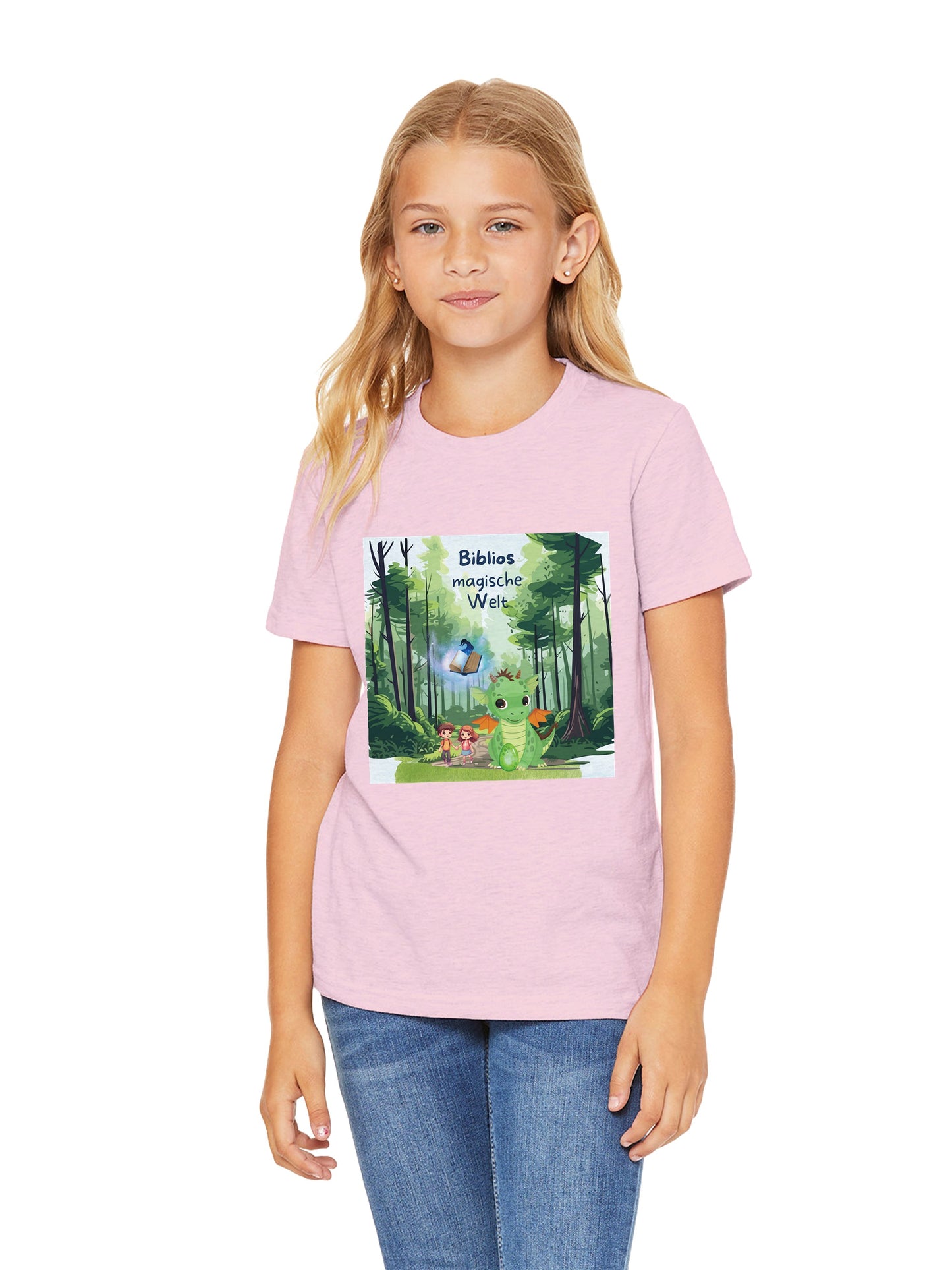 Premium Kinder-T-Shirt mit Rundhalsausschnitt