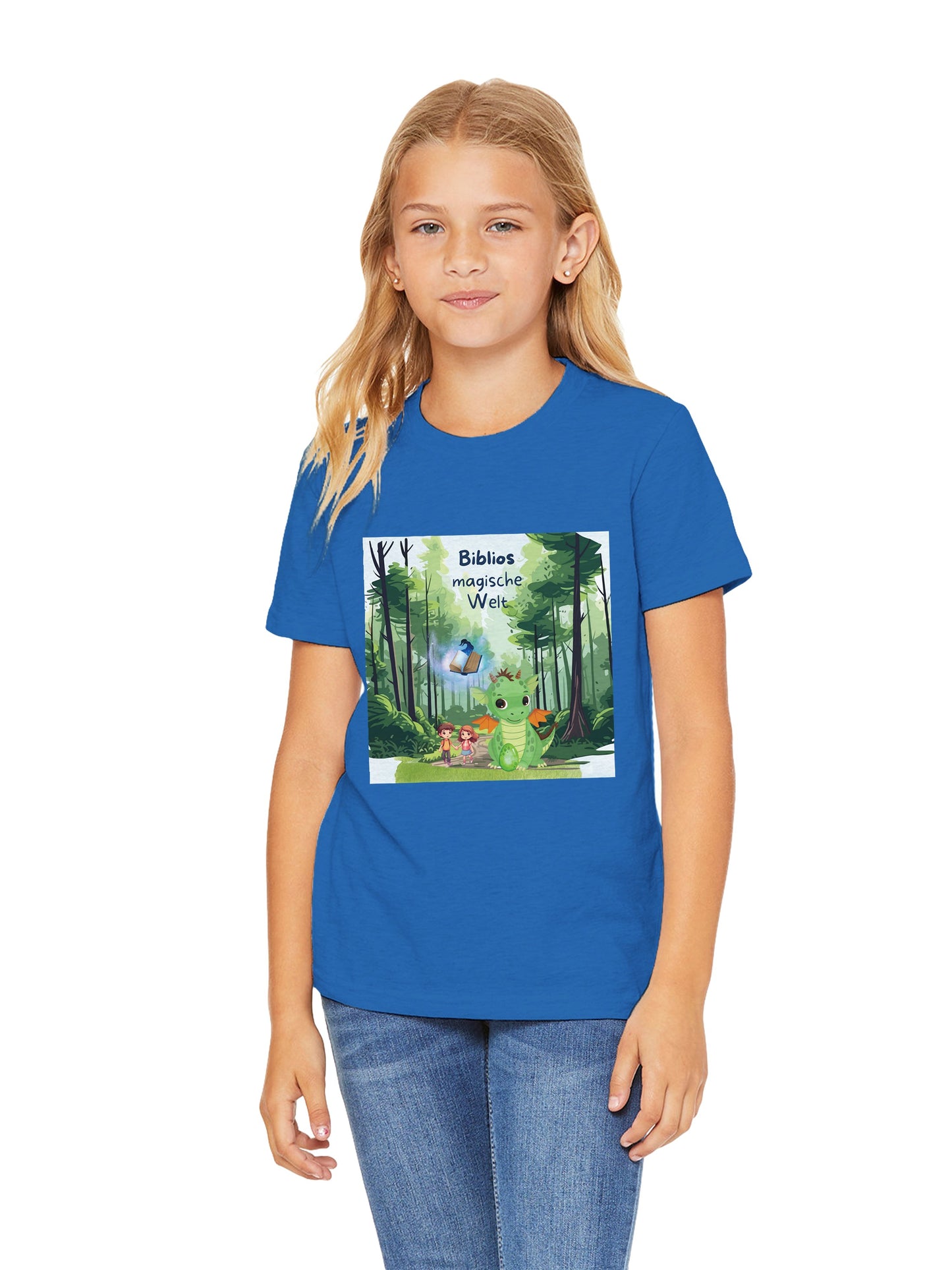 Premium Kinder-T-Shirt mit Rundhalsausschnitt