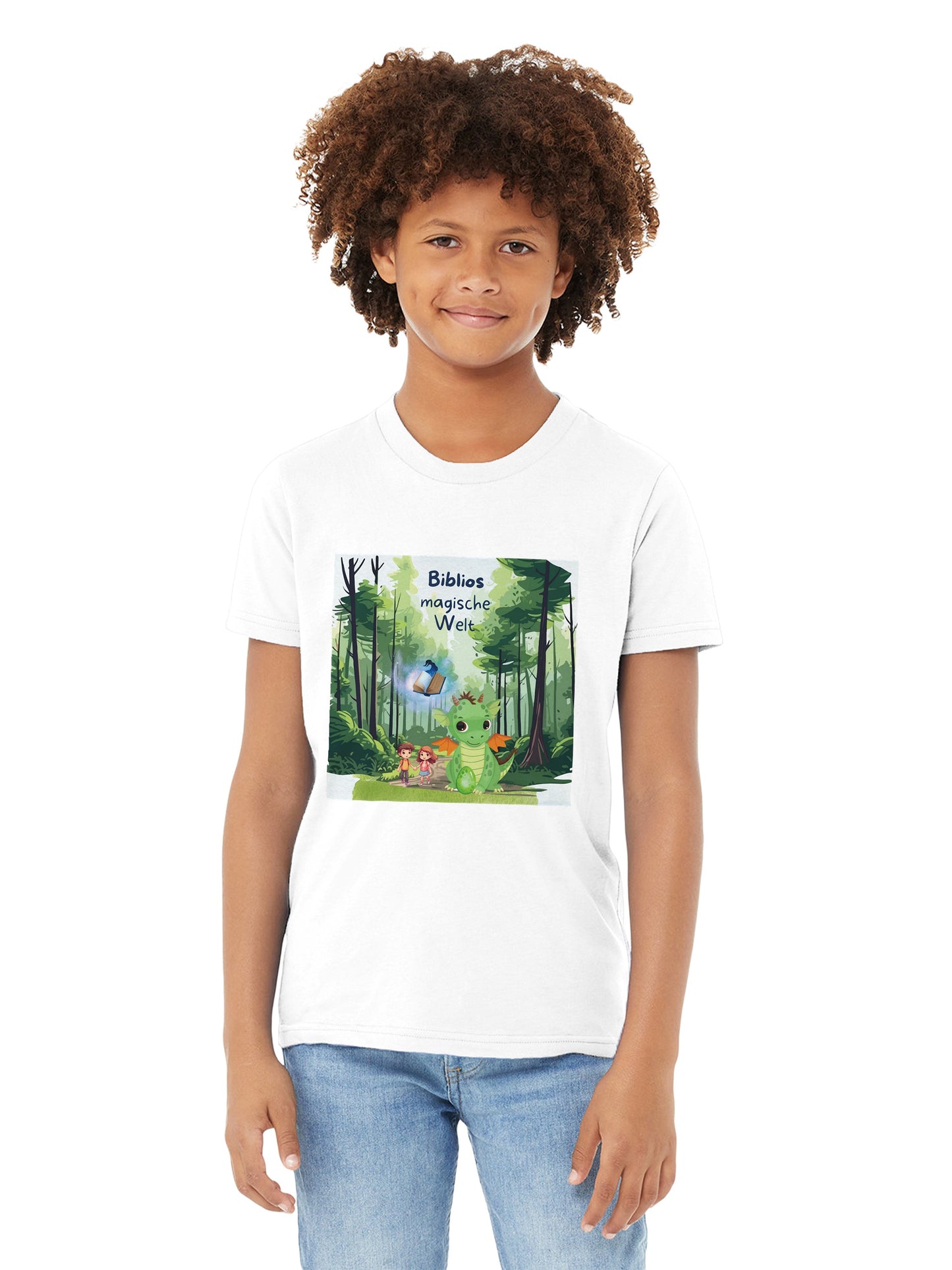 Premium Kinder-T-Shirt mit Rundhalsausschnitt