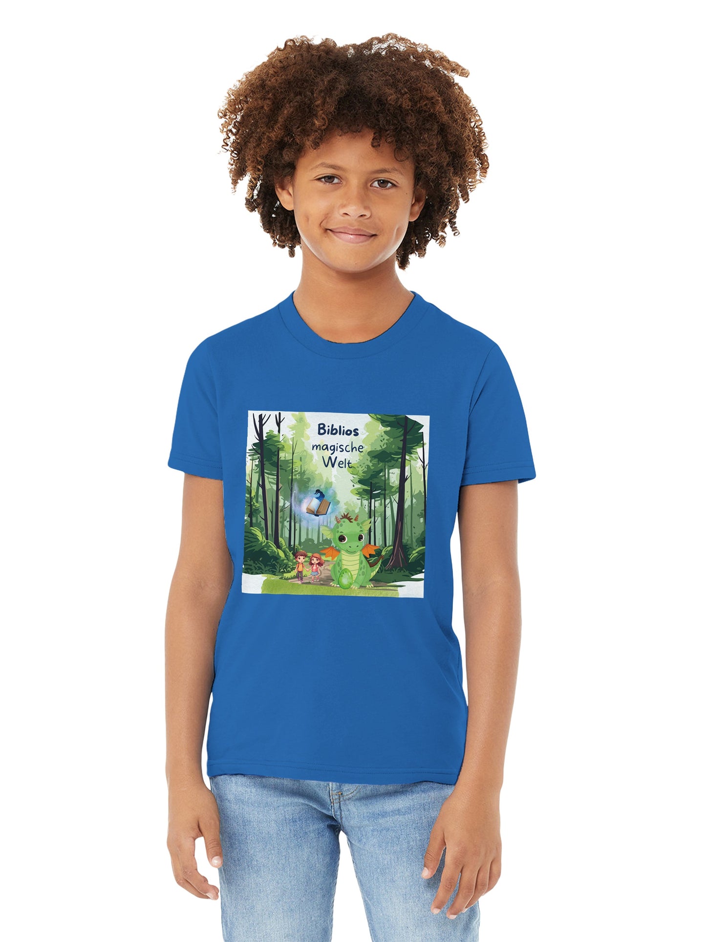 Premium Kinder-T-Shirt mit Rundhalsausschnitt