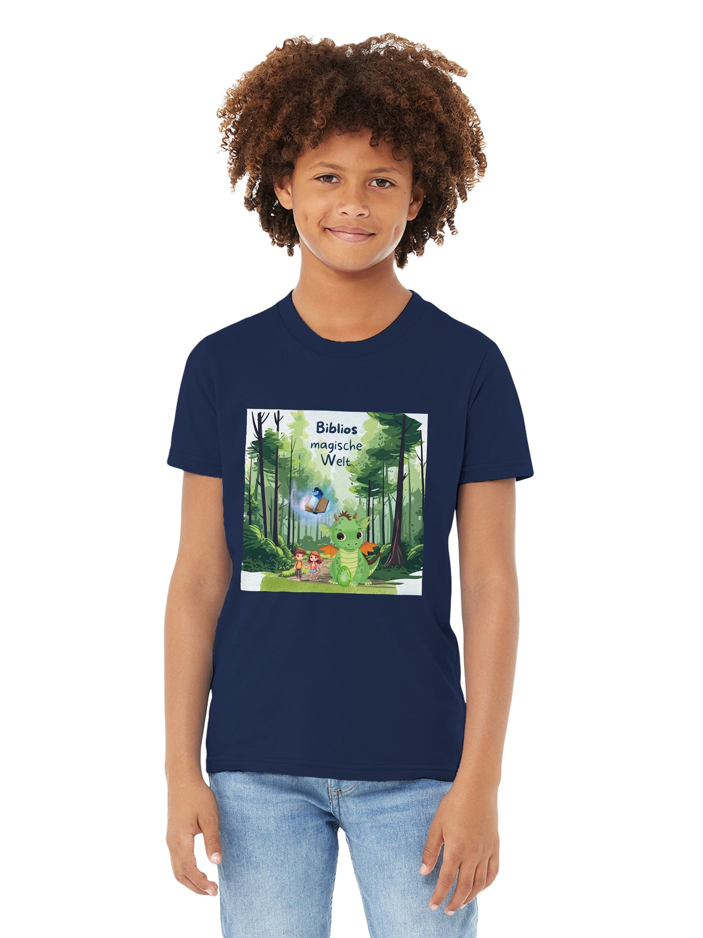 Premium Kinder-T-Shirt mit Rundhalsausschnitt