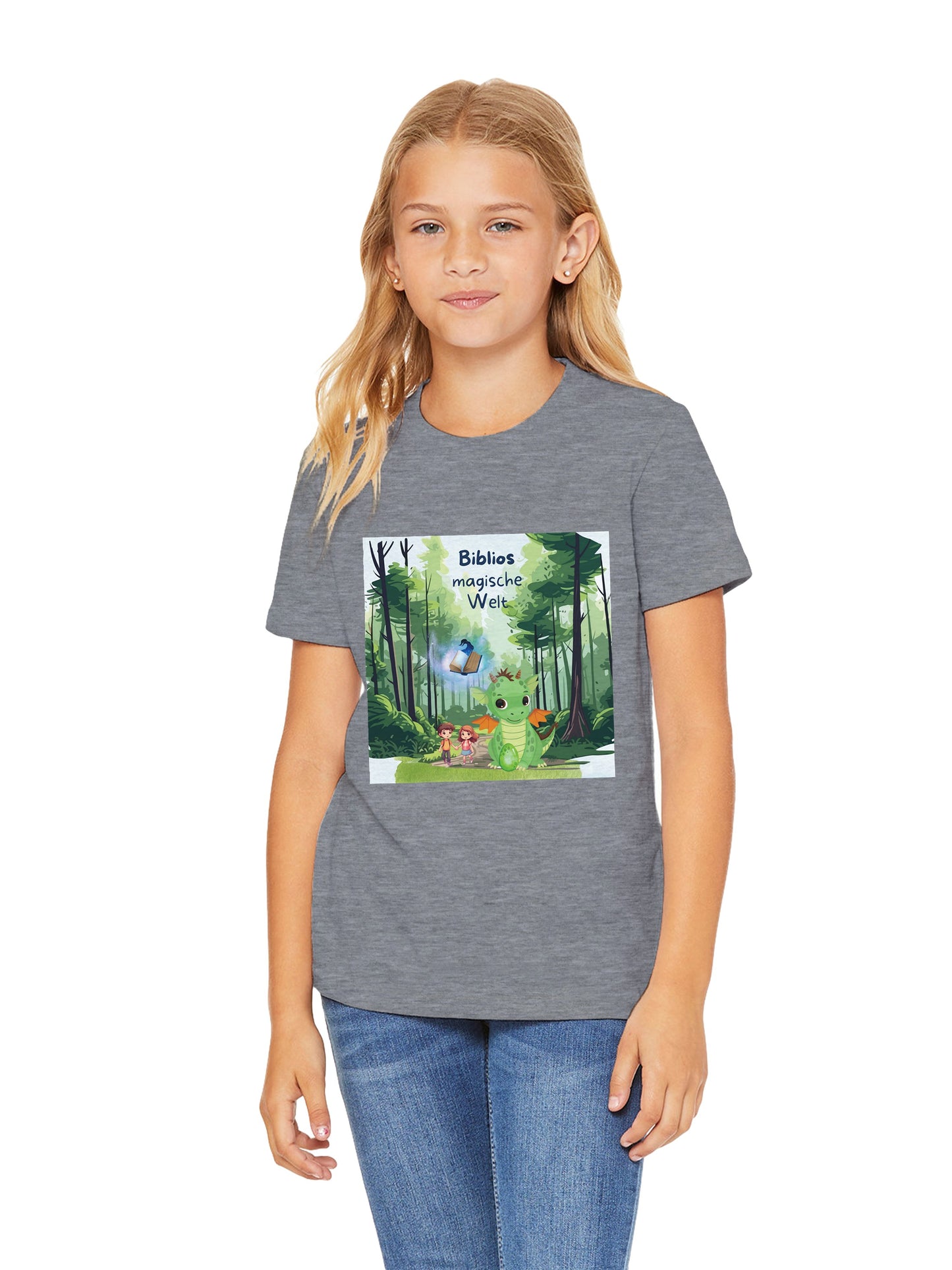 Premium Kinder-T-Shirt mit Rundhalsausschnitt