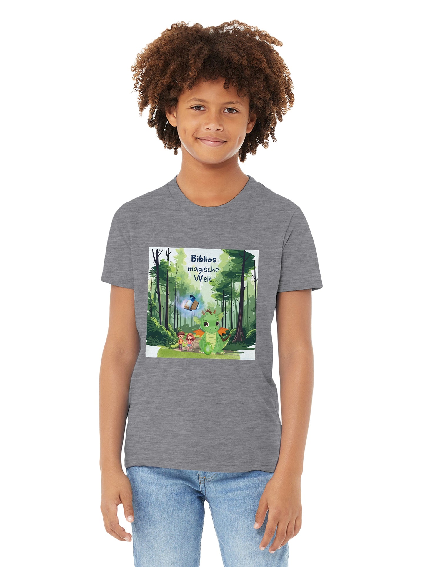 Premium Kinder-T-Shirt mit Rundhalsausschnitt