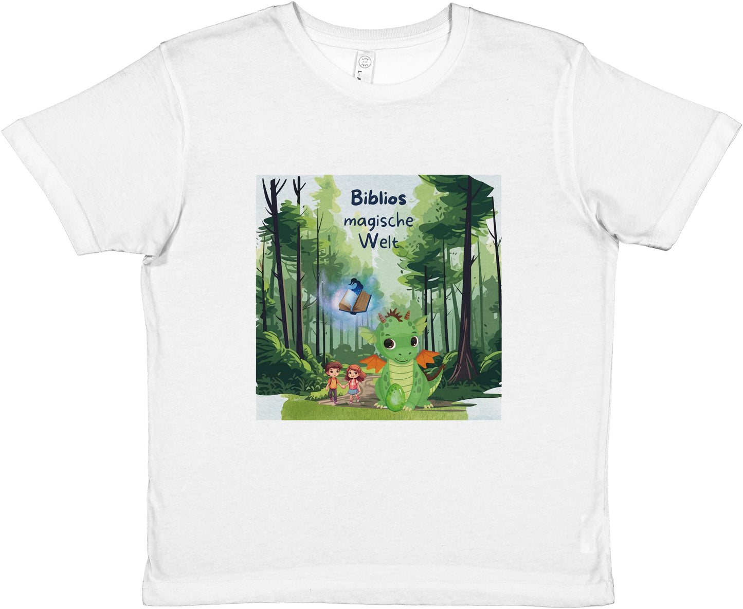 Premium Kinder-T-Shirt mit Rundhalsausschnitt