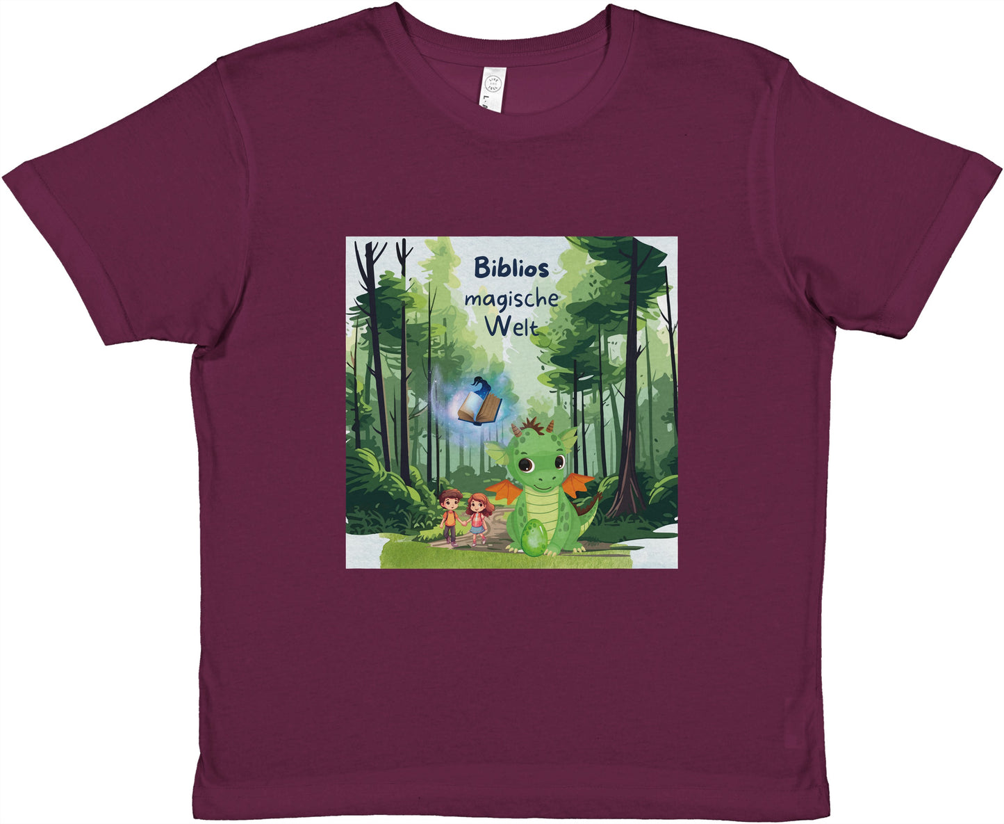 Premium Kinder-T-Shirt mit Rundhalsausschnitt