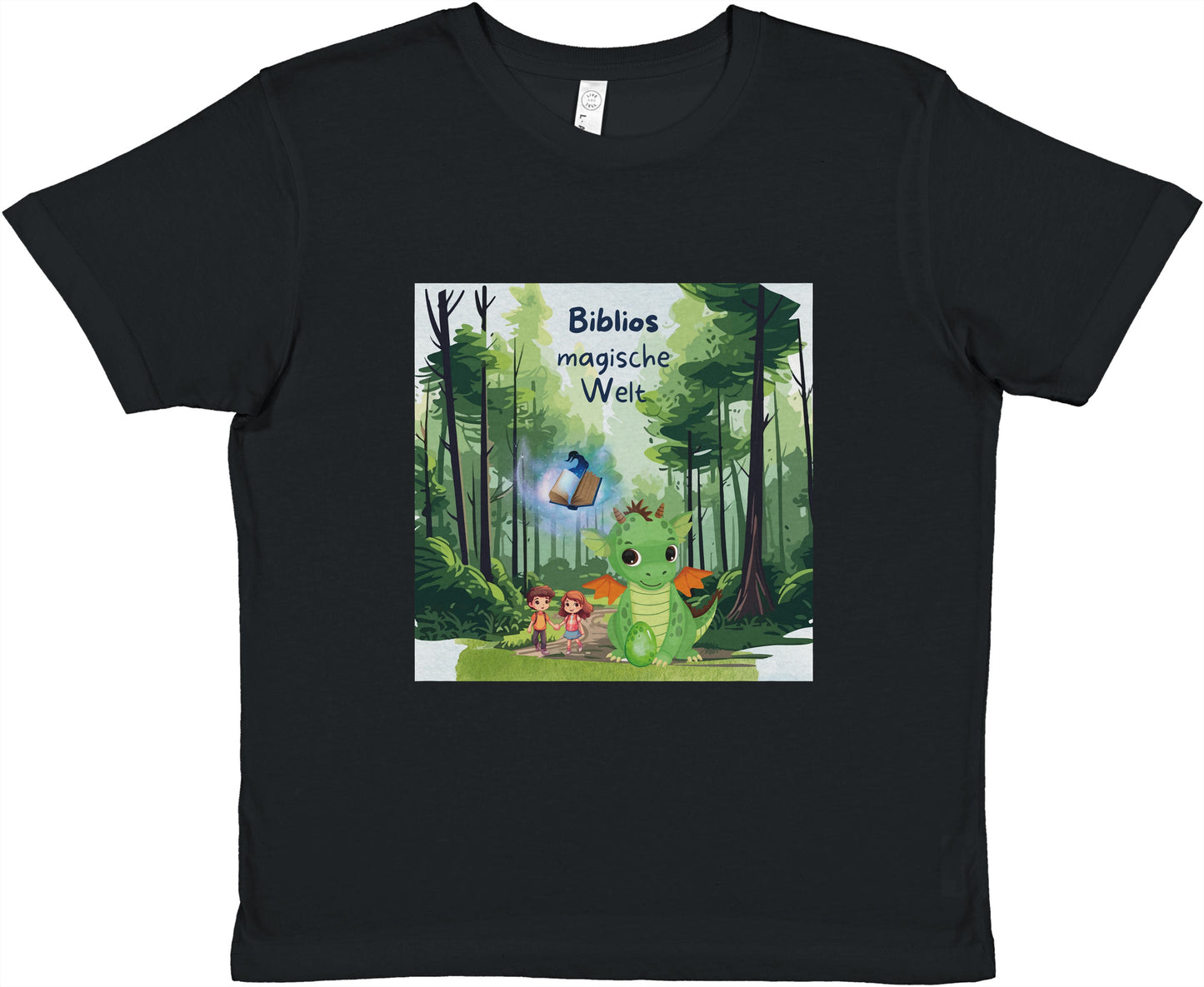 Premium Kinder-T-Shirt mit Rundhalsausschnitt