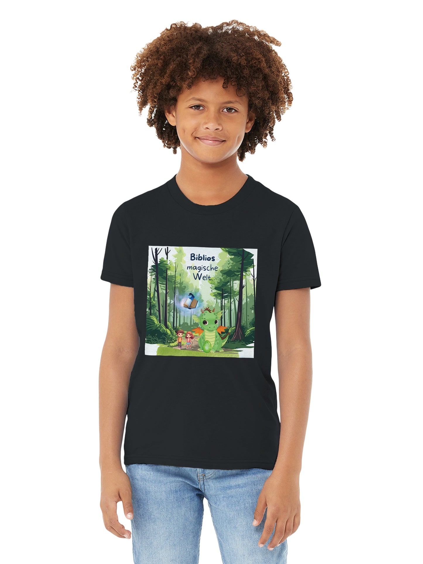 Premium Kinder-T-Shirt mit Rundhalsausschnitt