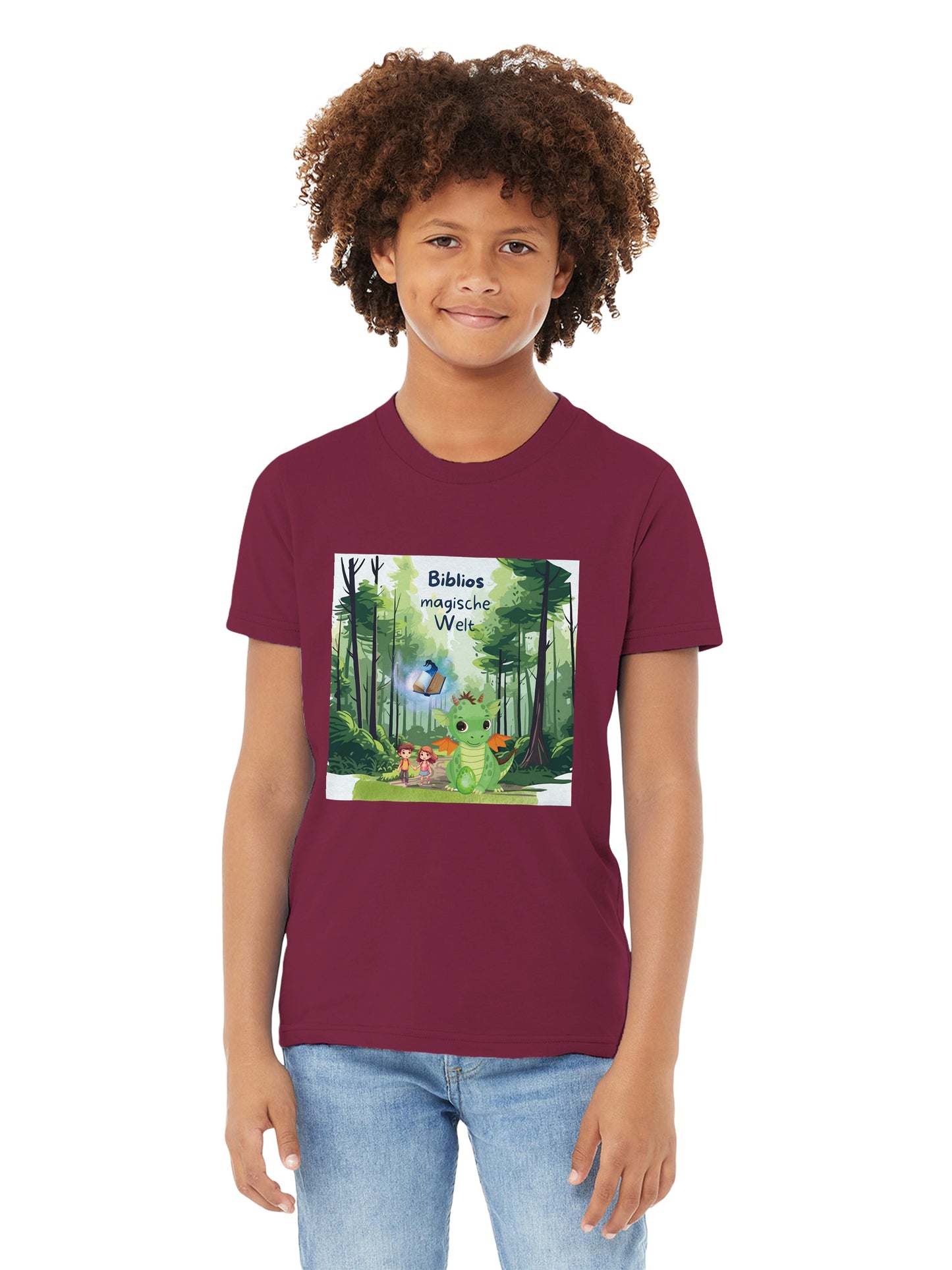 Premium Kinder-T-Shirt mit Rundhalsausschnitt